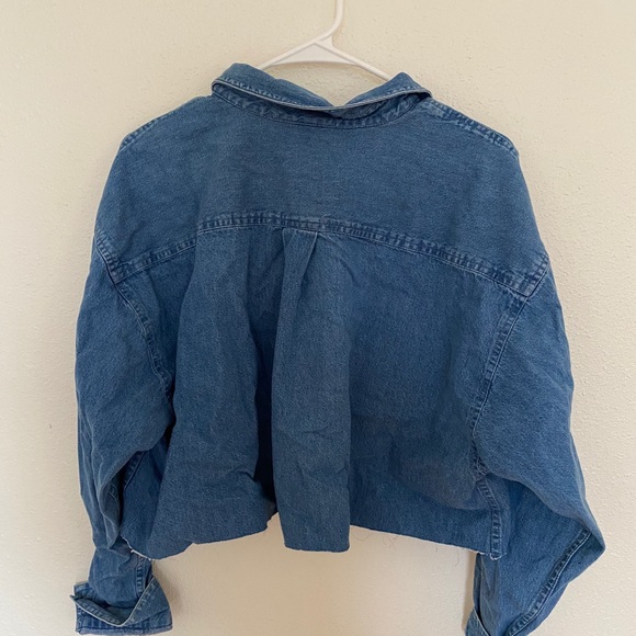 SOLD Disney Mickey and Minnie Mouse cropped denim - Picture 5 of 5